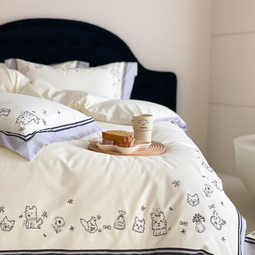 自然醒50支全棉磨毛四件套系列-汪星萌主AN 商品图2