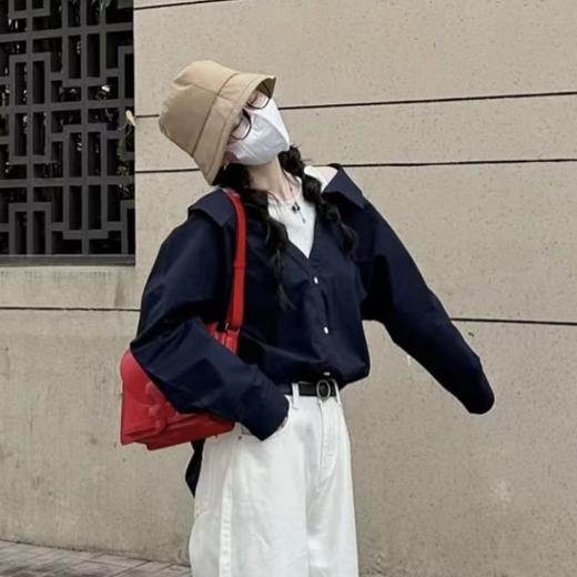 早秋新品！【吾家刺绣棉麻衬衣】清爽盐系非常有格调   文艺气息满满 版型宽松 商品图4