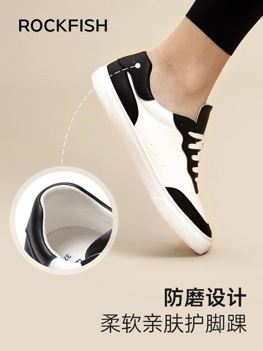 Rockfish板鞋女情侣休闲运动鞋复古百搭德训鞋女款平底熊猫鞋 商品图2
