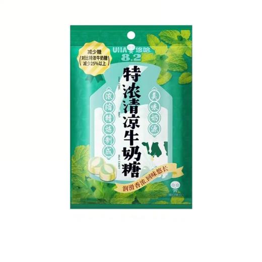 【超市】悠哈特浓清凉糖102g 商品图0