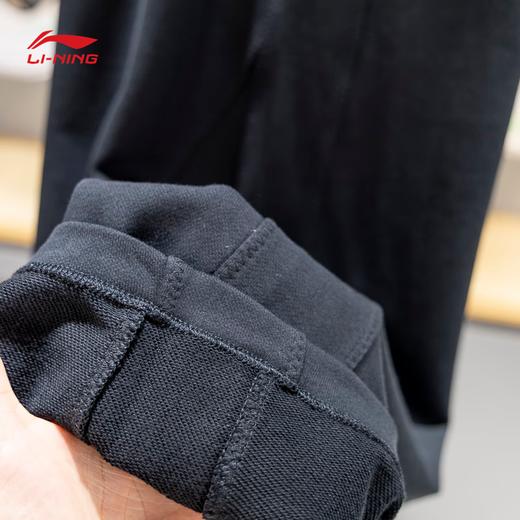 李宁女子卫裤2025新款运动潮流系列直筒宽松休闲运动长裤AKLV740 商品图6