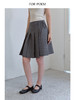 ForPoem 现货 25/FW原创设计搭片绑带两色百搭百褶裙短款A字半身裙女 商品缩略图3