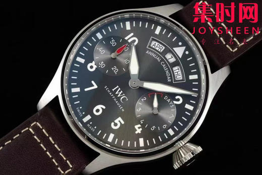 IWC万国 AZ飞行员系列 空中霸主 大飞行员 大飞动显 飞行员万年历 透底设计 男士腕表 商品图2