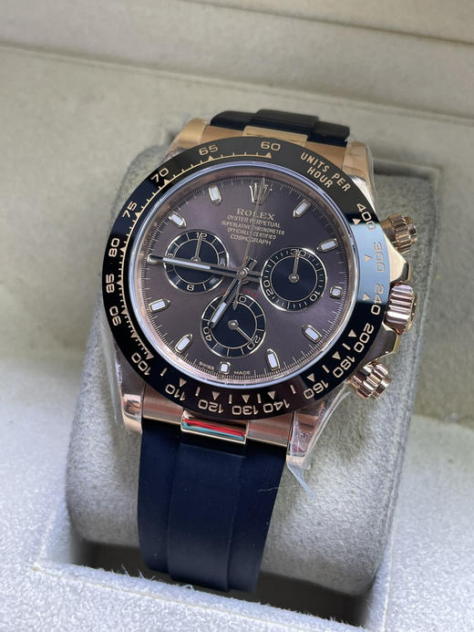 C厂Clean厂clean116505玫瑰金巧克力🍫热门款迪通拿 整个手表基于正品original原版开模的super copy版本 乃精品中的精品细节做的非常的nice 可以说是无可挑剔的存在❕❕ 商品图3