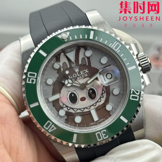 新款CLEAN➕Rolex&Labubu 劳力士Black联名款“拉布布” 字面采用多色油彩表面加上搪瓷使字面更加光亮 表径40mm 商品图2