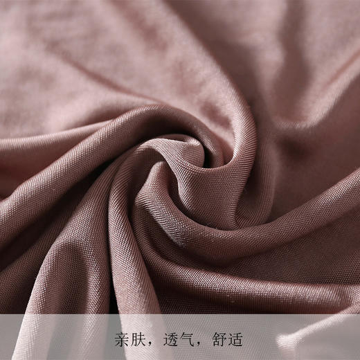 丁摩 真丝双面针织经典圆领修身长袖打底衫 T恤女上衣CX-016 商品图2