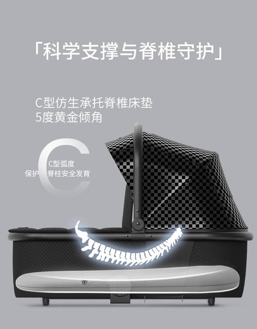 【5F】英氏 HBR虎贝尔Halo超高景观可坐躺折叠新生婴儿车避震双向宝宝手推车 商品图3