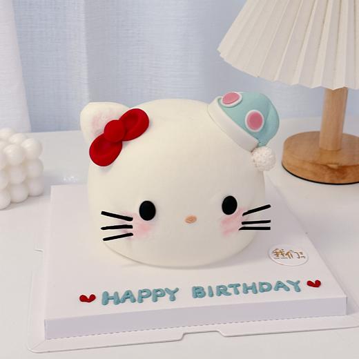 多款式~微加高hellokitty猫小帽子卡通小动物蛋糕-低糖处理无添加 商品图2
