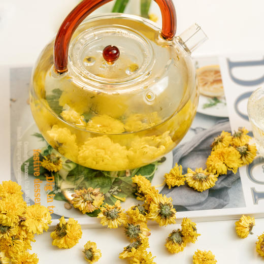 【京东快递】有机菊花茶| 怀菊，人工朵朵精选，有机种植没有用杀虫剂，可能会有小虫，一定先洗茶再饮用。30克/瓶 商品图4