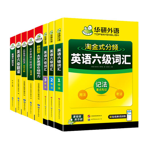 2025.12英语六级阅读+听力+写作+翻译+词汇5品8本专项全套 华研外语六级英语CET6可搭六级真题 商品图3