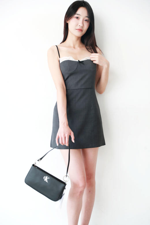 金属法棍包，全部原包装品相。手提牛皮黑色单肩包腋下包C090966 商品图0