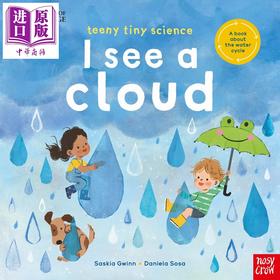 【中商原版】剑桥大学合作出版系列 小小科学 我看到了一朵云 University of Cambridge Teeny Tiny Science I See a Cloud
