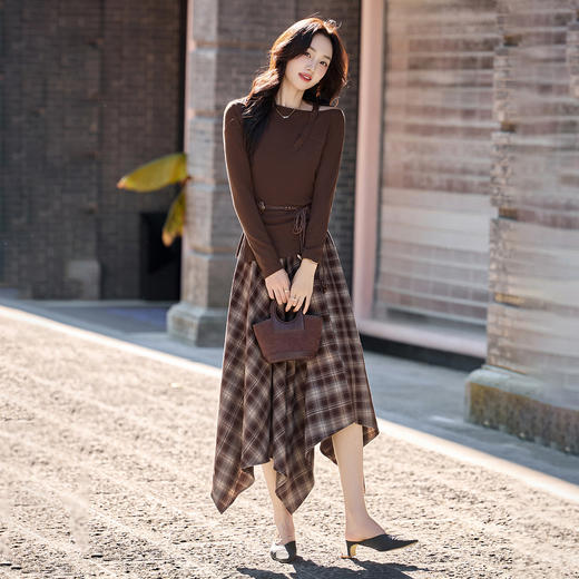 HR YQH99910韩系气质复古马甲套装洋气时髦阔腿裤两件套 商品图1