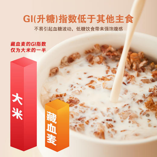 【低脂健康代餐】藏血麦片 1000克/罐*2罐 商品图3