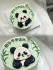 多款式~熊猫花花国宝可爱卡通手绘蛋糕-低糖处理无添加 商品缩略图1