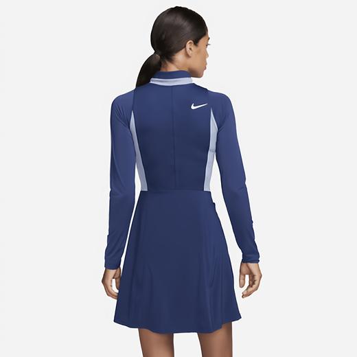 Nike 耐克 Dri-FIT女子网球高尔夫速干长袖透气立领运动连衣裙 商品图1