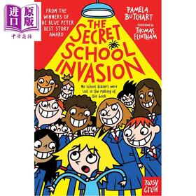 预售 【中商原版】伊兹和朋友们12 秘密校园入侵 Izzy and Friends The Secret School Invasion 英文原版 儿童文学 小初文学故事书