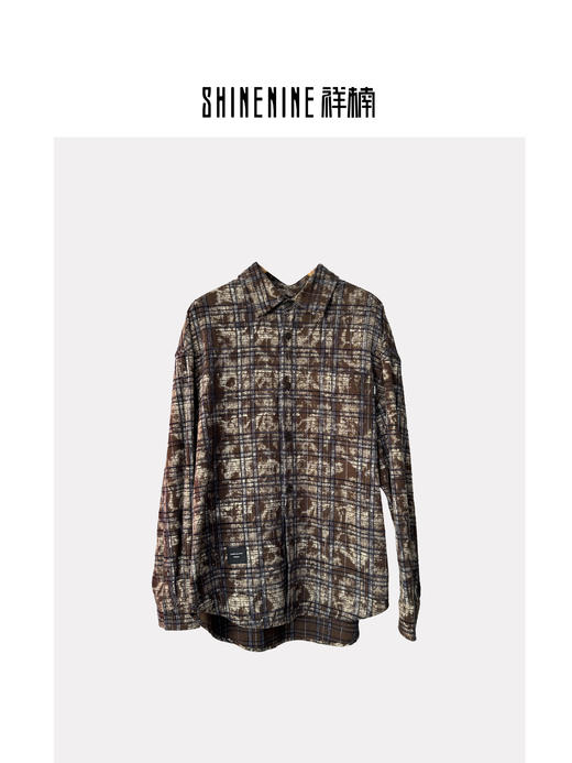 430425322格纹衬衫外套 商品图0