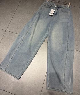 N设计感牛仔弯刀裤夏季003252412804