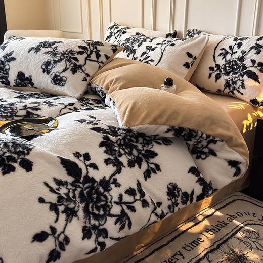 自然醒美拉德风格兔毛系列四件套QJ 商品图10