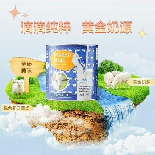 【私域产品】俄罗斯天然牧场羊奶粉进口莫格诺全脂羊奶粉中老年学生300g/罐 商品图1