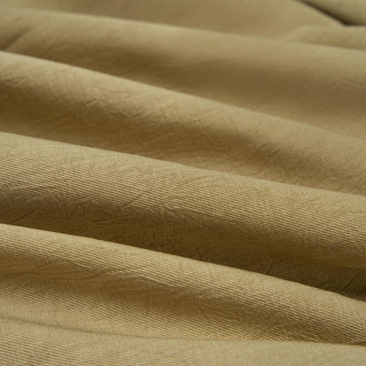 谜底V领纯色衬衫长袖2025秋季新款通勤简约拉链门襟衬衣257MC7871 商品图3