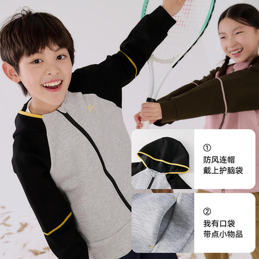 棉花堂锁暖酷飒小奶皮连帽外套——SD52020 商品图3