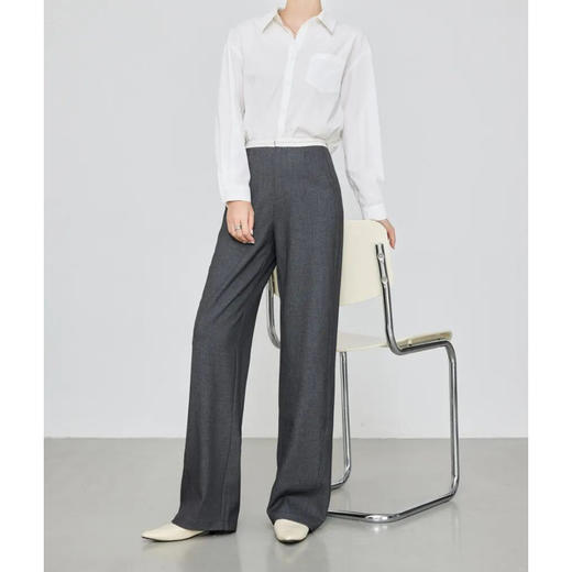 巨高端❗️版型鲨疯了2025秋季新品【铜氨丝羊毛直筒解压西裤】一秒变身超模腰和超模腿⚠️大牌品质！⁮实物直呼哇塞！⁣肤感清爽舒适，⁩轻松去除班味无压力～ 商品图5