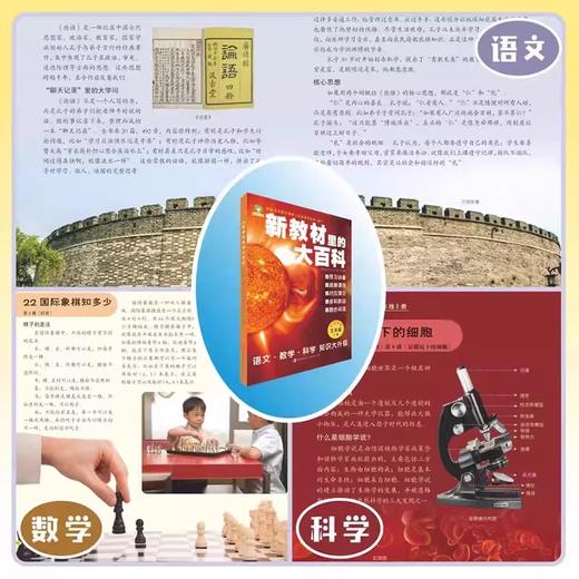 2025新【9月开学】新教材里的大百科同步教材一二三四五六年级上册语文数学科学课文知识拓展小学生阅读书籍课本里的百科全书常识 商品图3