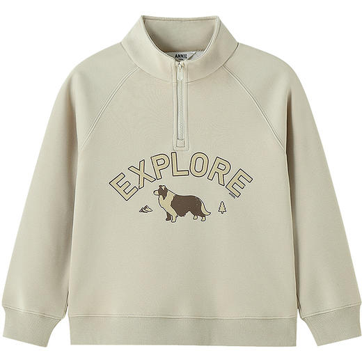 男女童半开领卫衣冬季新款安奈儿童装EM541662 商品图6