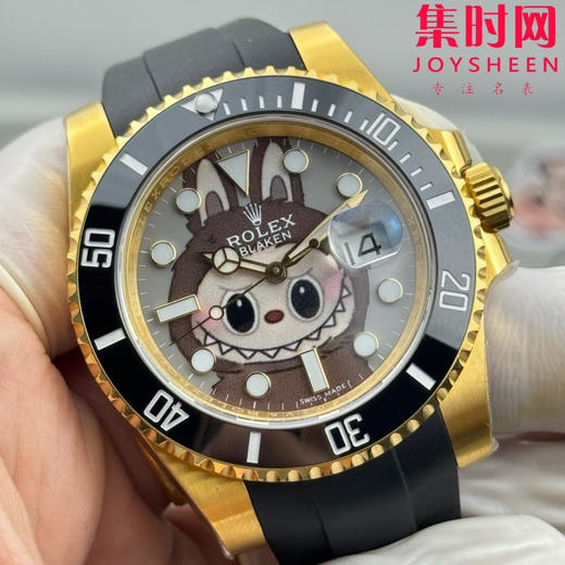新款CLEAN➕Rolex&Labubu 劳力士Black联名款“拉布布” 字面采用多色油彩表面加上搪瓷使字面更加光亮 表径40mm 商品图3
