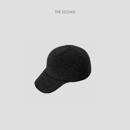 THESOONG|阿拉善赤峰羊绒 细支高密弹力丝针织鸭舌帽HWMZ7845 商品图6