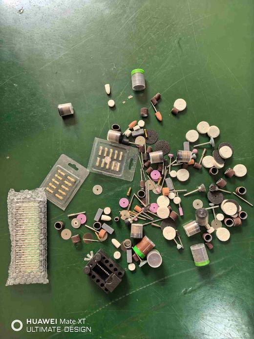 【货号03014】电磨配件558件套小型电磨配件电磨磨头文玩打磨抛光玉石电磨头 商品图5