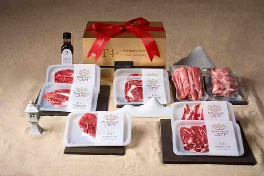 【纯金产直纯种和牛高定礼盒】高端伴手礼牛排🎁🔺国内唯一一个🔺由澳洲肉协MLA批文认证的F4+血统和牛，出身高贵——澳洲第一牧业巨头STANBROKE，和牛中的Ding级奢侈品 商品图12