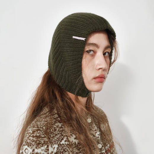 NUTH羊毛针织头巾护耳包头发带帽 商品图4