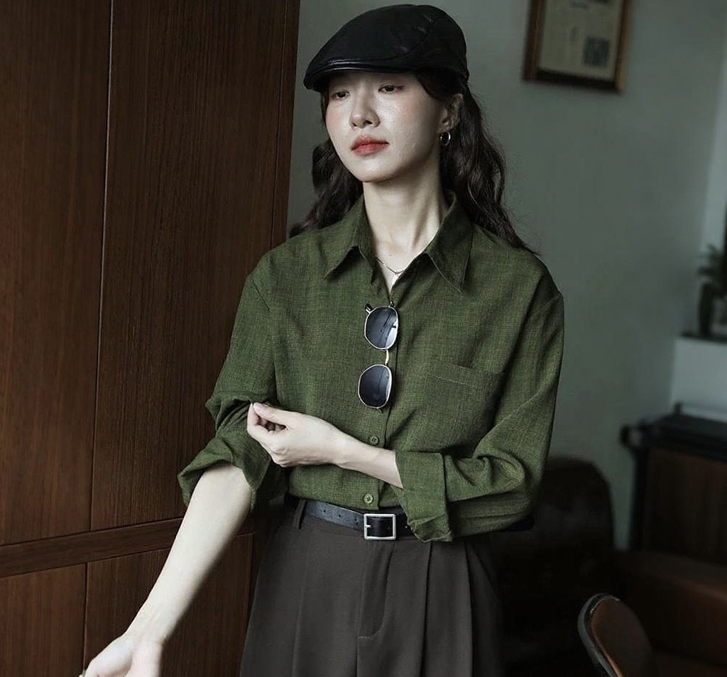 浅幼复古仙踪衬衫，宽松垂顺，轻薄舒适柔软，百搭文艺复古风！