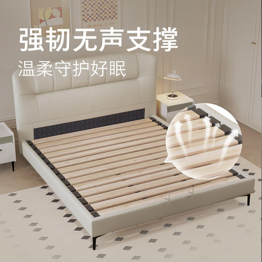 顾家家居整装 奶油风 皮艺床KZ.B1090PQ1雅慕 商品图5