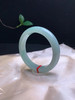 620721，59.1 淡绿底正圈手镯，12.8-9.2mm，浅果绿正圈，清新秀气 干净完美 商品缩略图4