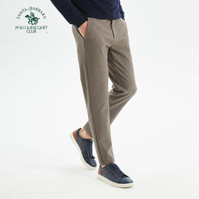 【大都会店】圣大保罗合身窄脚含羊毛四面弹休闲裤-PW24WP121M