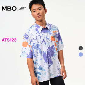 MBO男子短袖衬衫ATS123夏威夷风短袖衬衫25年夏季新款  (经销商专拍链接，非经销商拍单不发货)