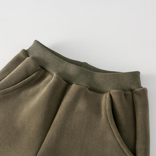 棉花堂奥粒绒暖暖针织绒儿童长裤 FA52079 商品图8