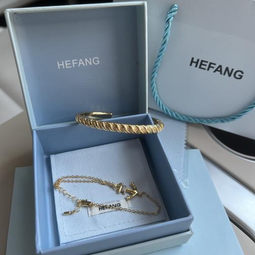 G485何方珠宝迷你船锚手链轻奢饰品时尚配饰女生日礼物 配全套包装 商品图2