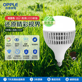OPPLE欧普照明灯泡led节能E27大螺口球泡飞碟灯夜市摆摊地摊工矿大功率厂房