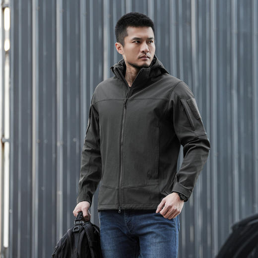 【龙牙上新】加强版龙牙战之雪虎战术连帽软壳加强版 商品图3