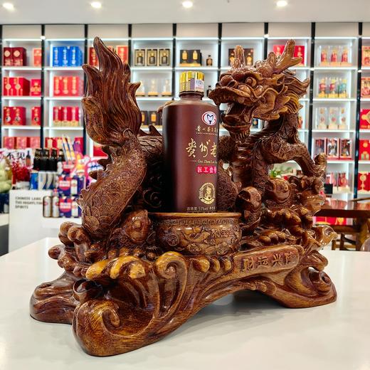 贵州老窖龙行大运财运兴隆工艺酒53度500ml*1瓶（木纹） 商品图2