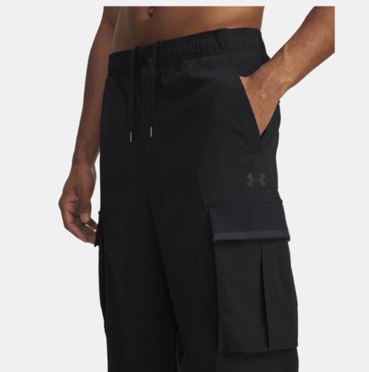 【库里同款】安德玛男子UA Unstoppable Textured梭织工装裤6003862-001 商品图2