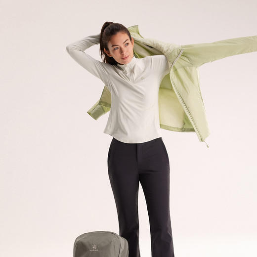 KAILAS凯乐石 冬青女款半开长袖抓绒衣  KG2532202 商品图1