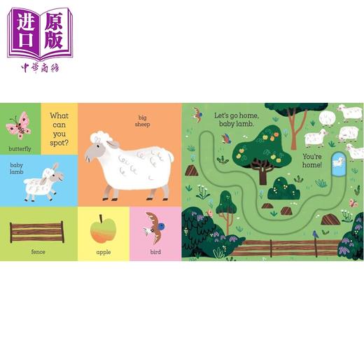 【中商原版】滑块轨道书 回家吧 小鸡宝宝 Let's Go Home Baby Chick 英文原版 幼儿纸板书绘本 趣味十足的互动式滑块书 进口 商品图3