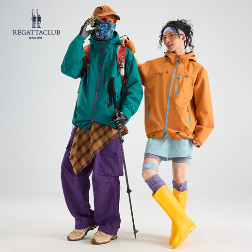 热卖！秋冬爆款！英国品牌 赛艇俱乐部 REGATTA CLUB 情侣户外三合一冲锋保暖外套 轻盈保暖 防风百搭 8色可选 商品图0