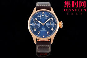 IWC万国 AZ飞行员系列 空中霸主 大飞行员 大飞动显 飞行员万年历 透底设计 男士腕表